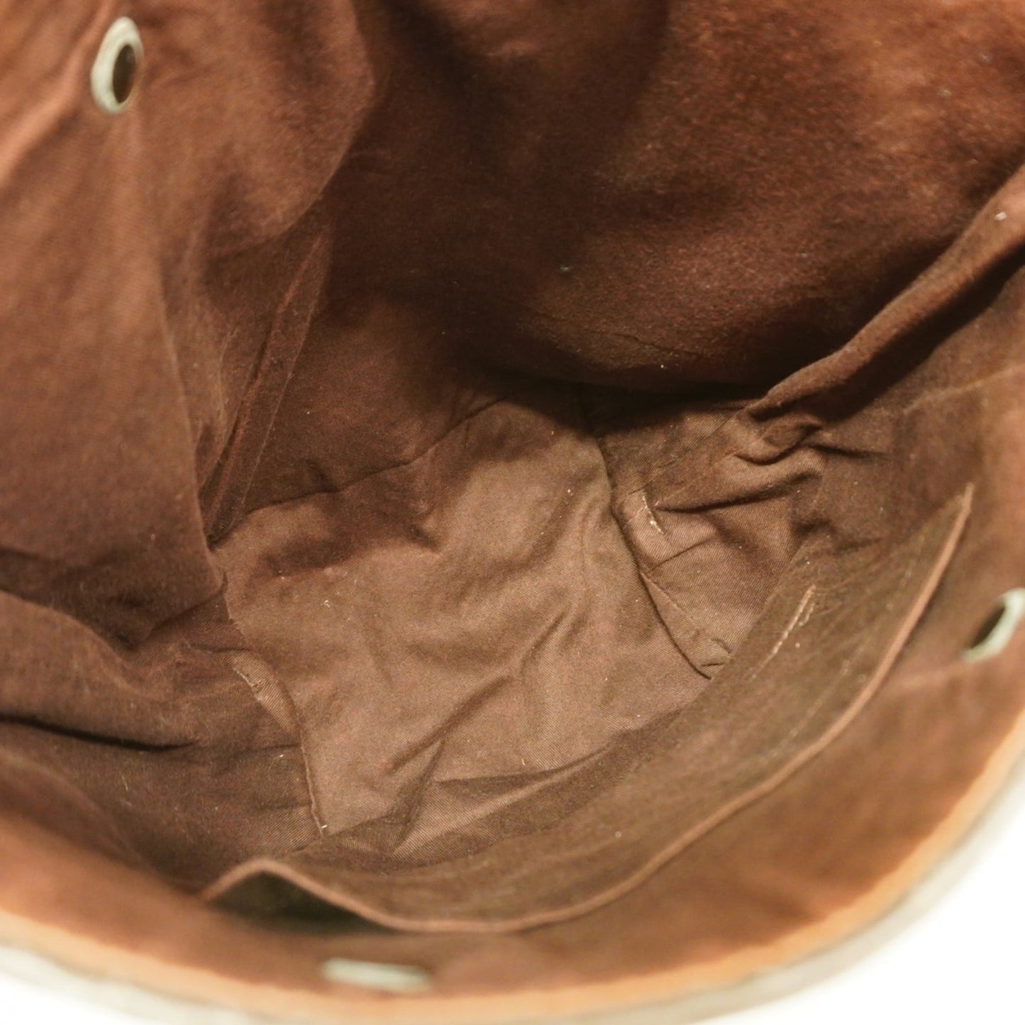 Hermes Brown Polyester Tote Bag (Pre-Owned)