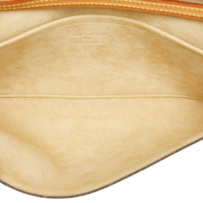 Louis Vuitton Brown Pvc Leather Pochette Shoulder Bag (Pre-Owned)