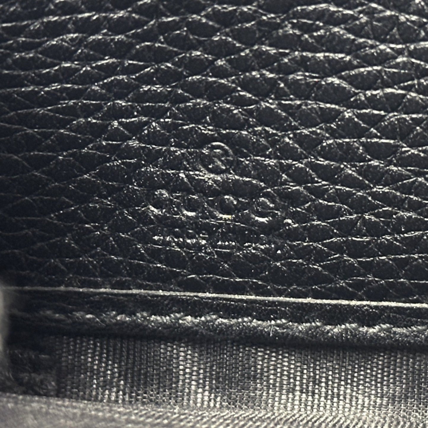 Gucci Black Leather Long Wallet (Bi-Fold) (Pre-Owned)