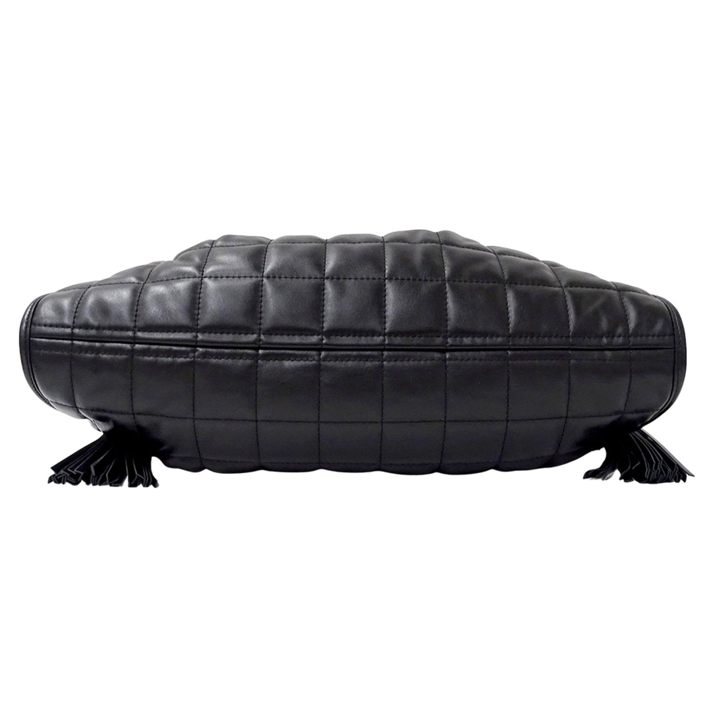 Gucci Black Leather Shoulder Bag Tote Bag (Pre-Owned)