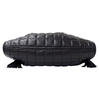 Gucci Black Leather Shoulder Bag Tote Bag (Pre-Owned)