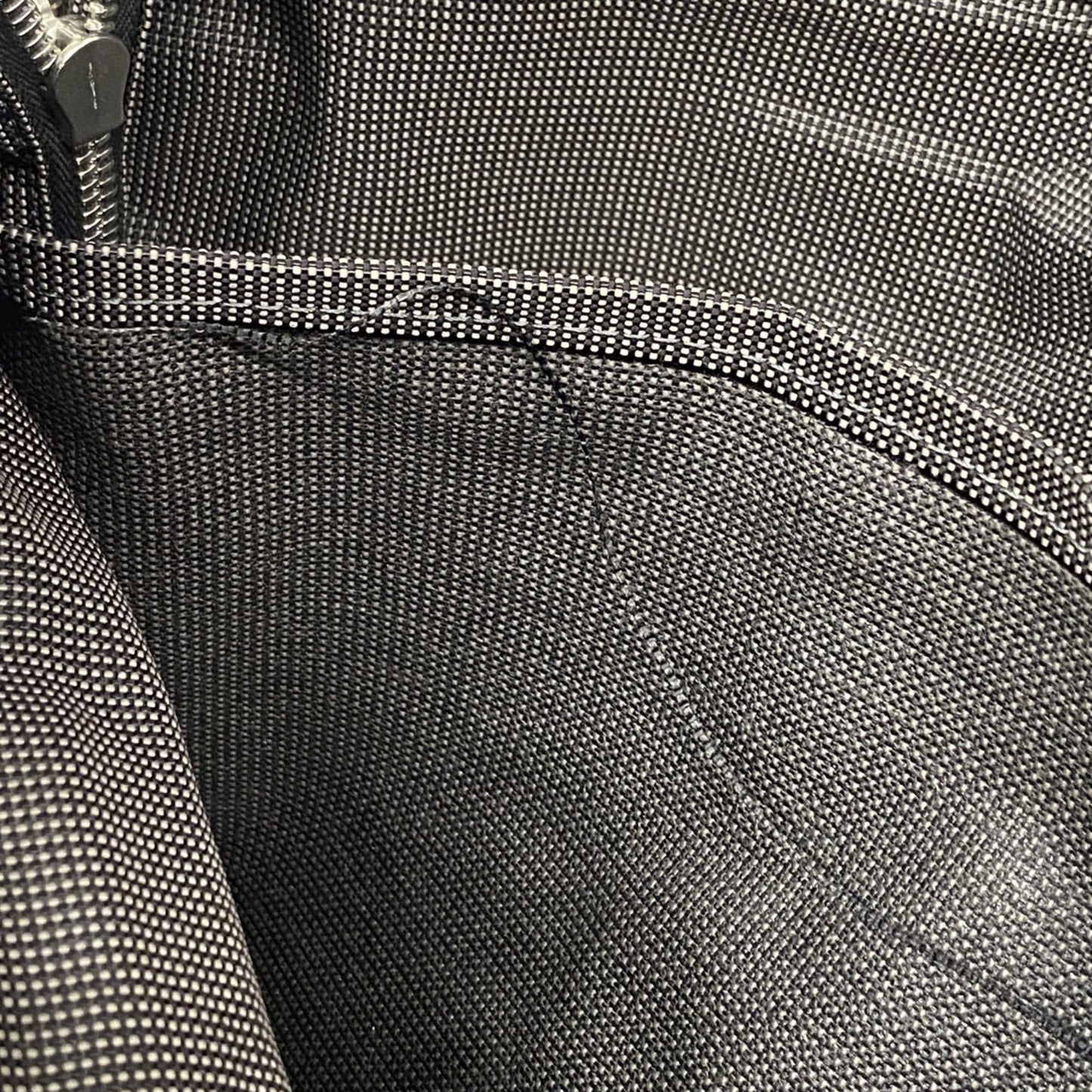 Hermes Gray Canvas Tote Bag (Pre-Owned)