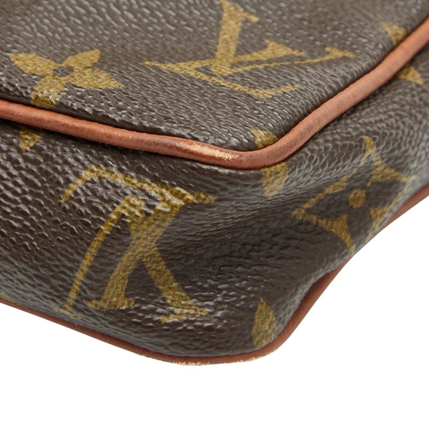 Louis Vuitton Brown Pvc Leather Shoulder Bag (Pre-Owned)