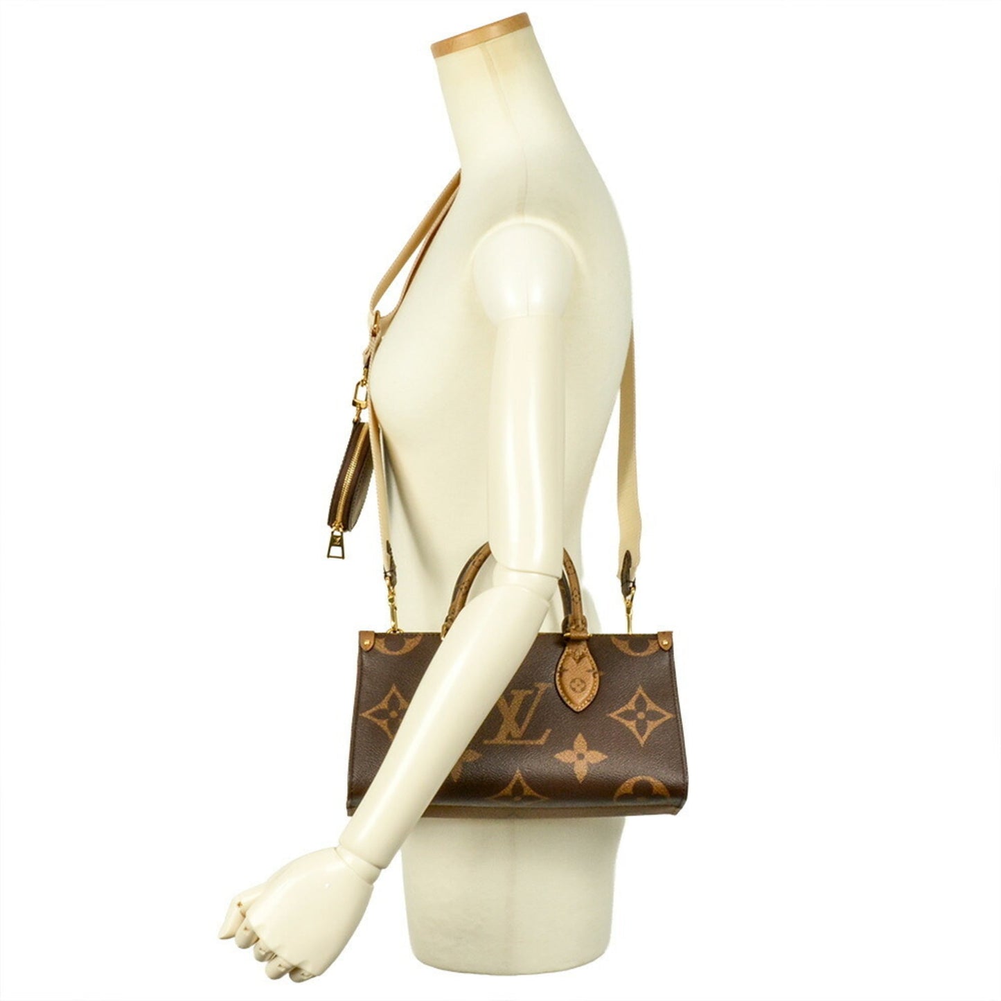 Louis Vuitton Brown Monogram Reverse Handbag (Pre-Owned)