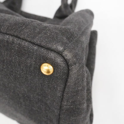 Prada Black Denim Tote Bag (Pre-Owned)