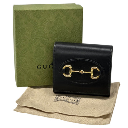 Gucci Black Leather Wallet (Bi-Fold) (Pre-Owned)