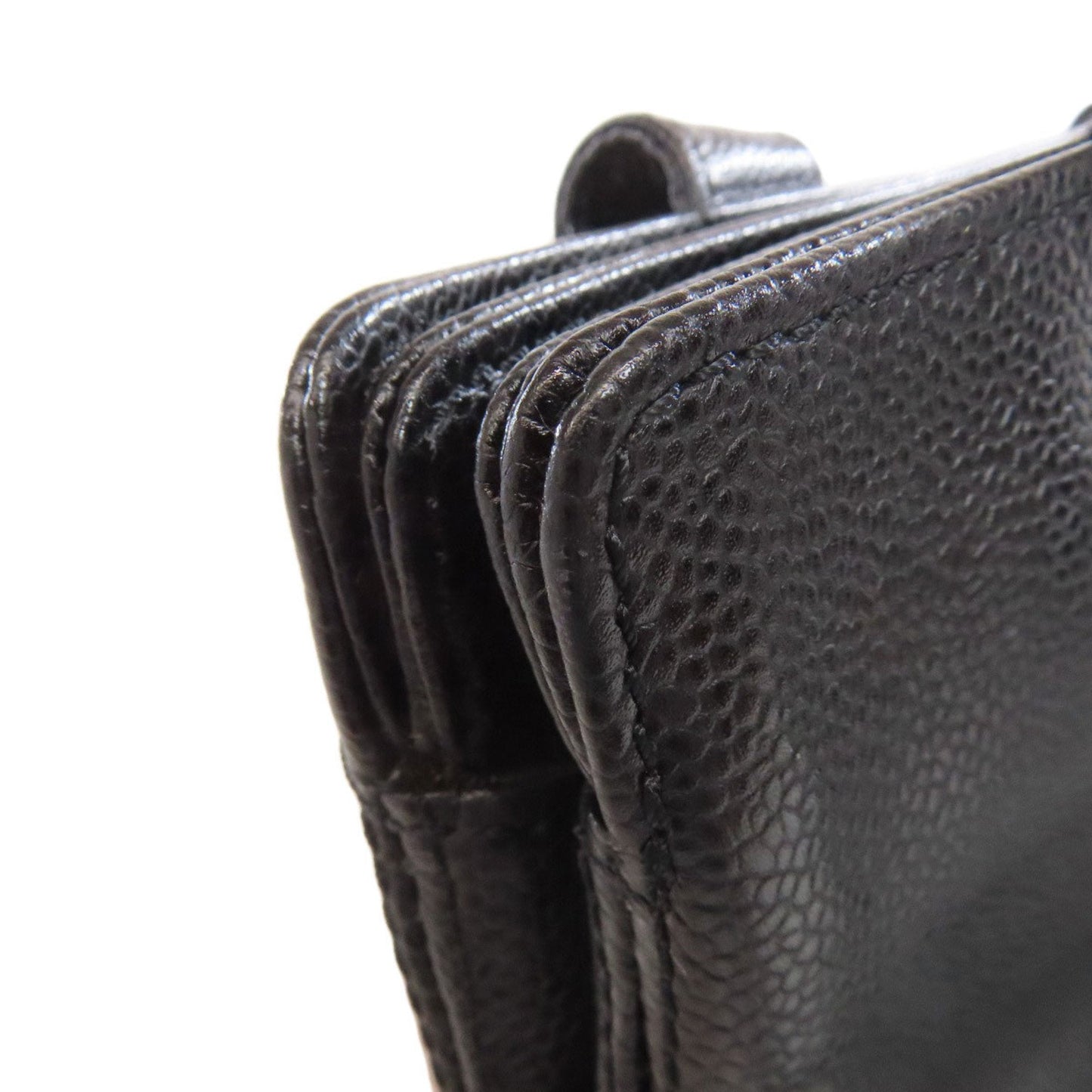 Chanel Black Leather Tote Bag (Pre-Owned)