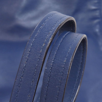 Miu Miu Navy Leather Tote Bag (Pre-Owned)