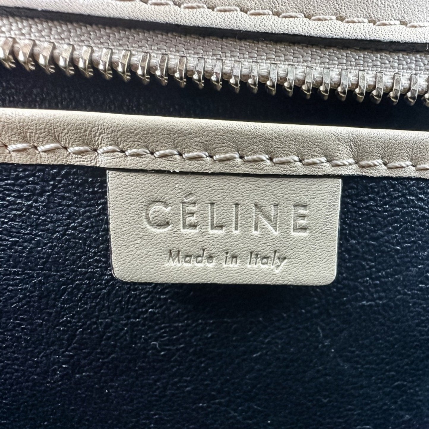 Celine Beige Shoulder Bag Tote Bag (Pre-Owned)