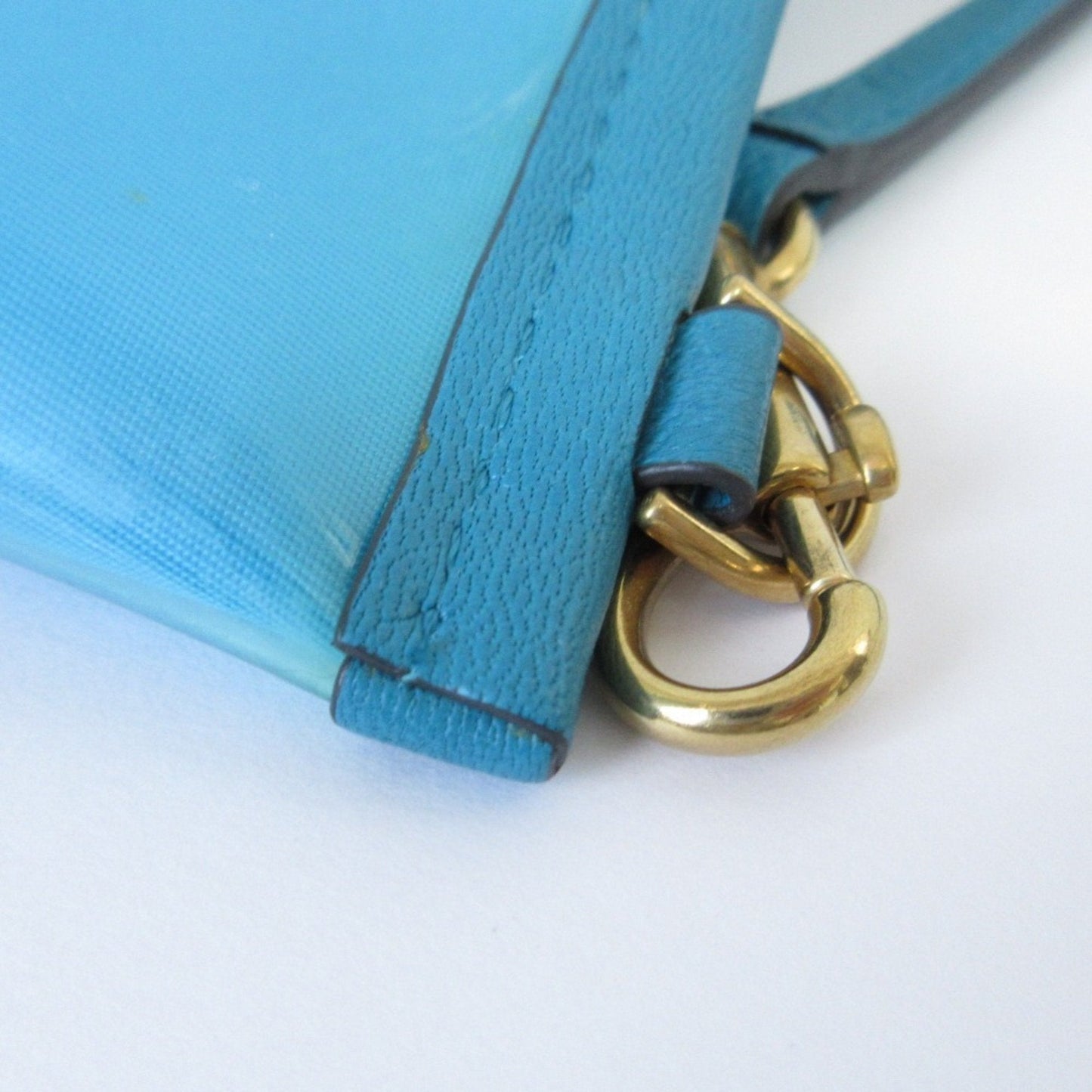 Anya Hindmarch Blue Pochette Pouch Shoulder Bag (Pre-Owned)