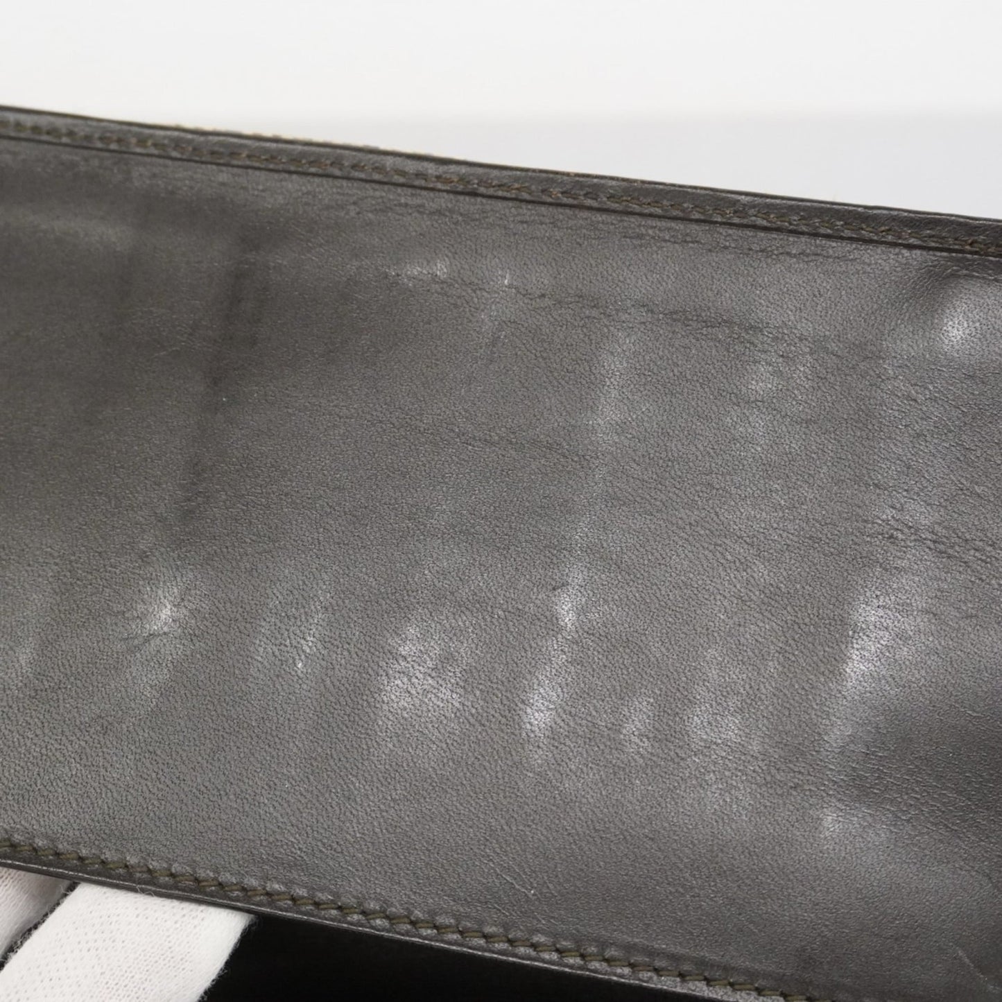 Gucci Brown Canvas Long Wallet (Bi-Fold) (Pre-Owned)