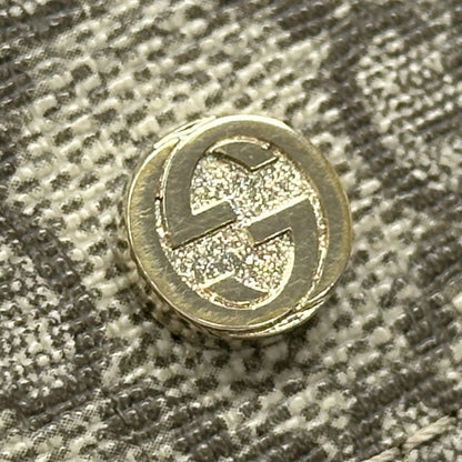 Gucci Brown Red Color Gg Supreme Wallet (Tri-Fold) (Pre-Owned)