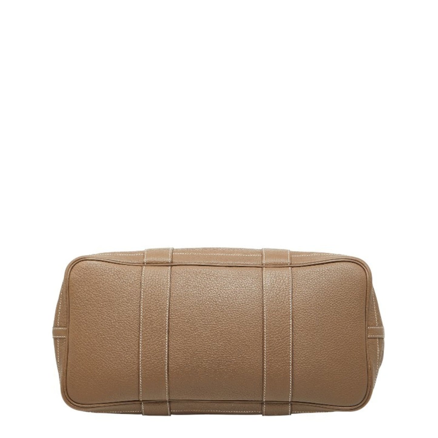 Hermes Beige Etoupe Gray Negonda Leather Handbag Tote Bag (Pre-Owned)