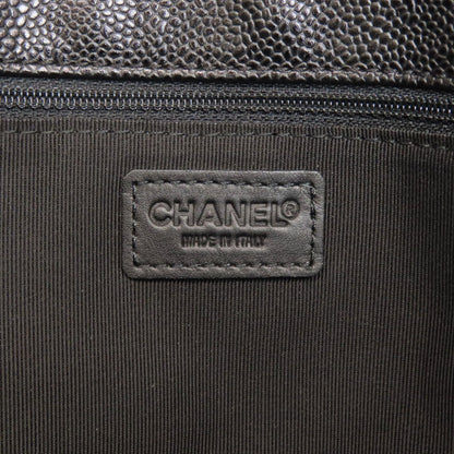 Chanel Black Leather Tote Bag (Pre-Owned)