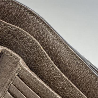 Gucci Brown Pvc Wallet (Bi-Fold) (Pre-Owned)