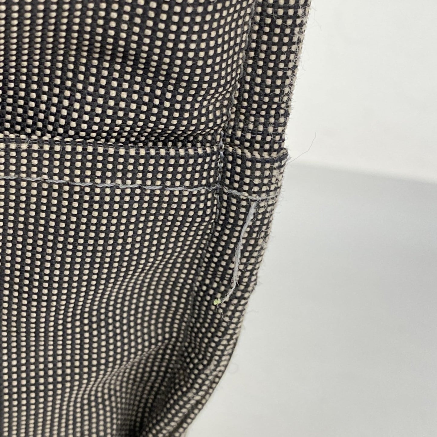 Hermes Gray Canvas Tote Bag (Pre-Owned)