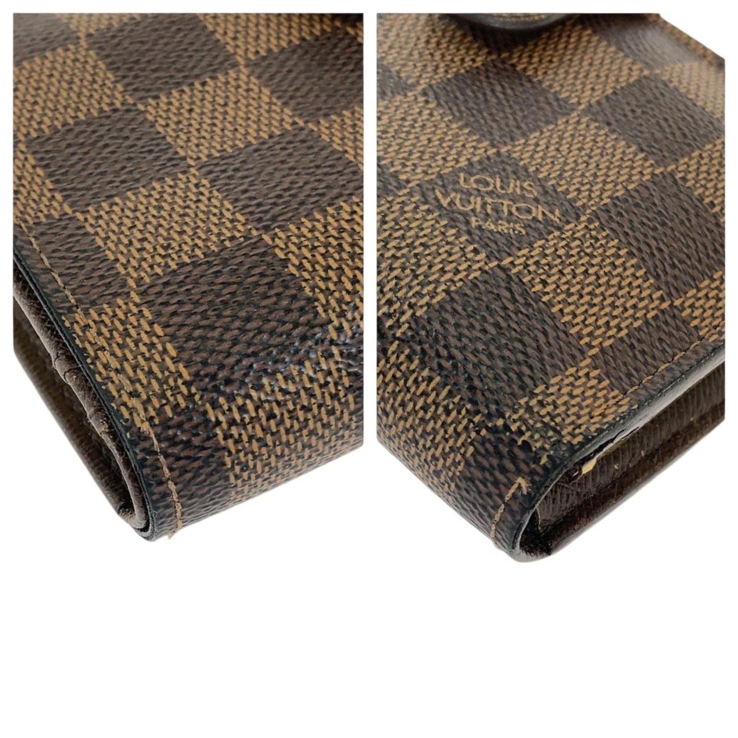 Louis Vuitton Brown Pvc Wallet (Bi-Fold) (Pre-Owned)