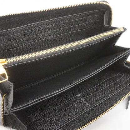 Louis Vuitton Beige Black Long Wallet (Bi-Fold) (Pre-Owned)