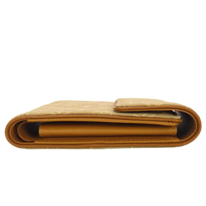 Louis Vuitton Beige Monogram Mini Wallet (Tri-Fold) (Pre-Owned)