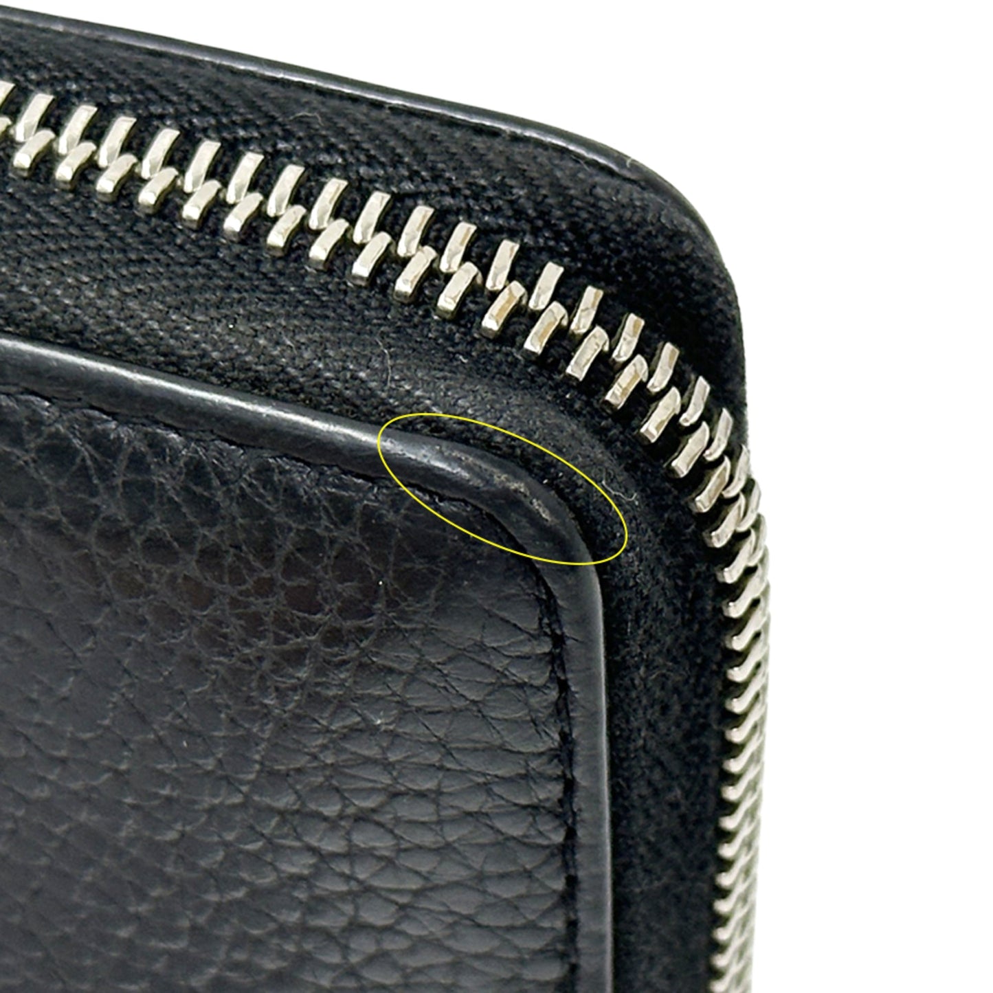 Gucci Black Leather Long Wallet (Bi-Fold) (Pre-Owned)