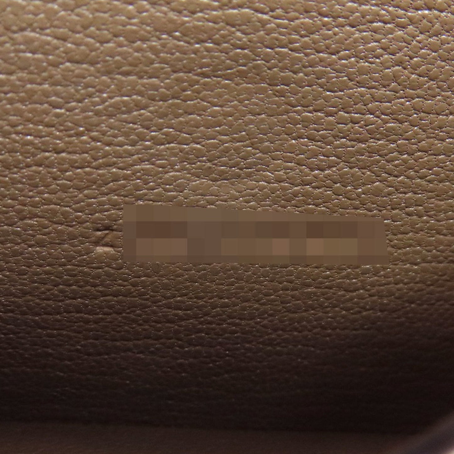 Hermes Etoupe Gray Chevre Leather Coin Purse/Coin Case (Pre-Owned)