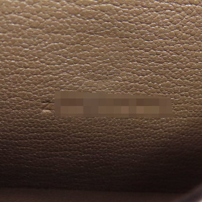 Hermes Etoupe Gray Chevre Leather Coin Purse/Coin Case (Pre-Owned)