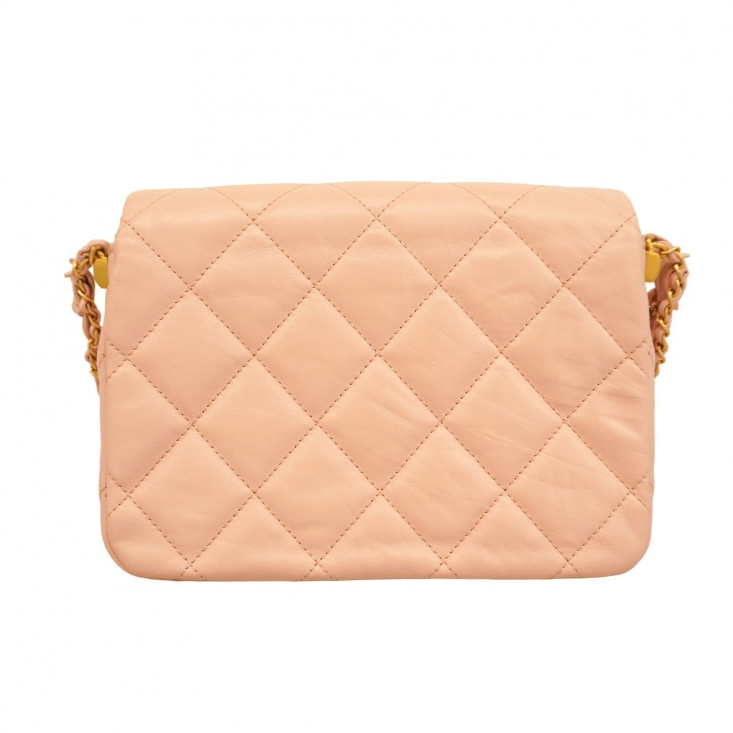 Chanel Pink Leather Shoulder Bag (Pre-Owned)
