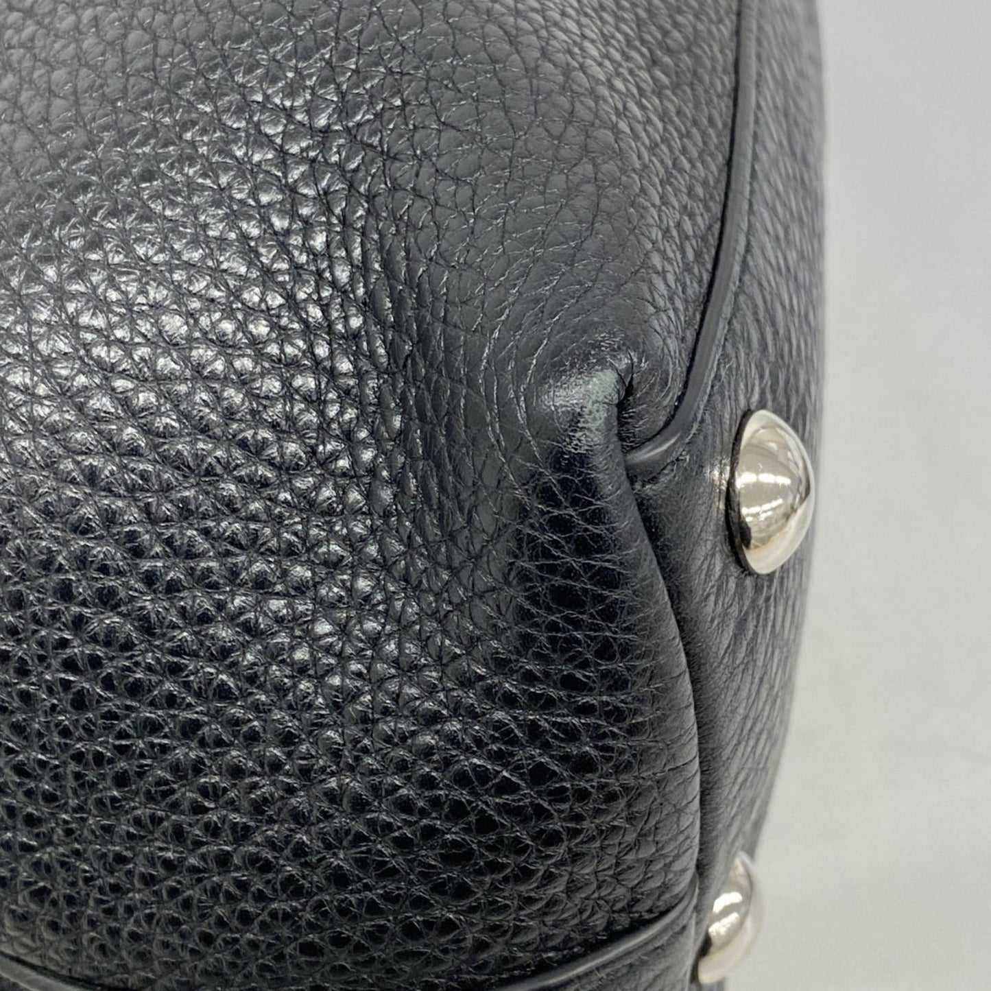 Gucci Black Leather Tote Bag (Pre-Owned)