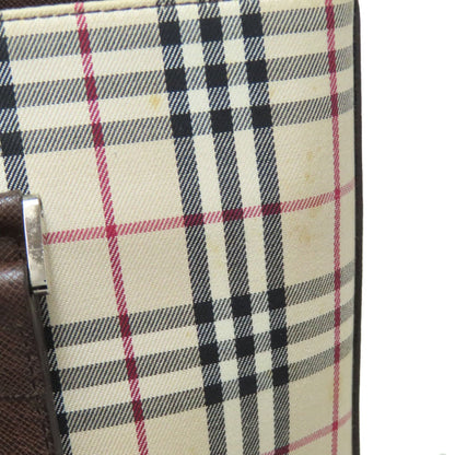 Burberry Brown Canvas Tote Bag (Pre-Owned)
