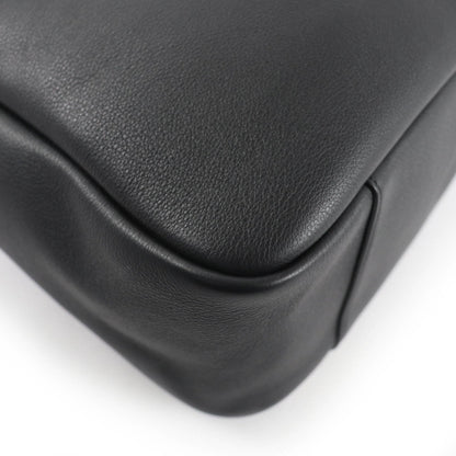 Saint Laurent Black Leather Shoulder Bag (Pre-Owned)