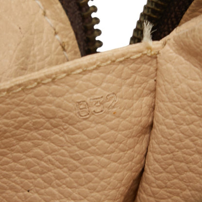 Louis Vuitton Brown Pvc Leather Clutch Bag (Pre-Owned)