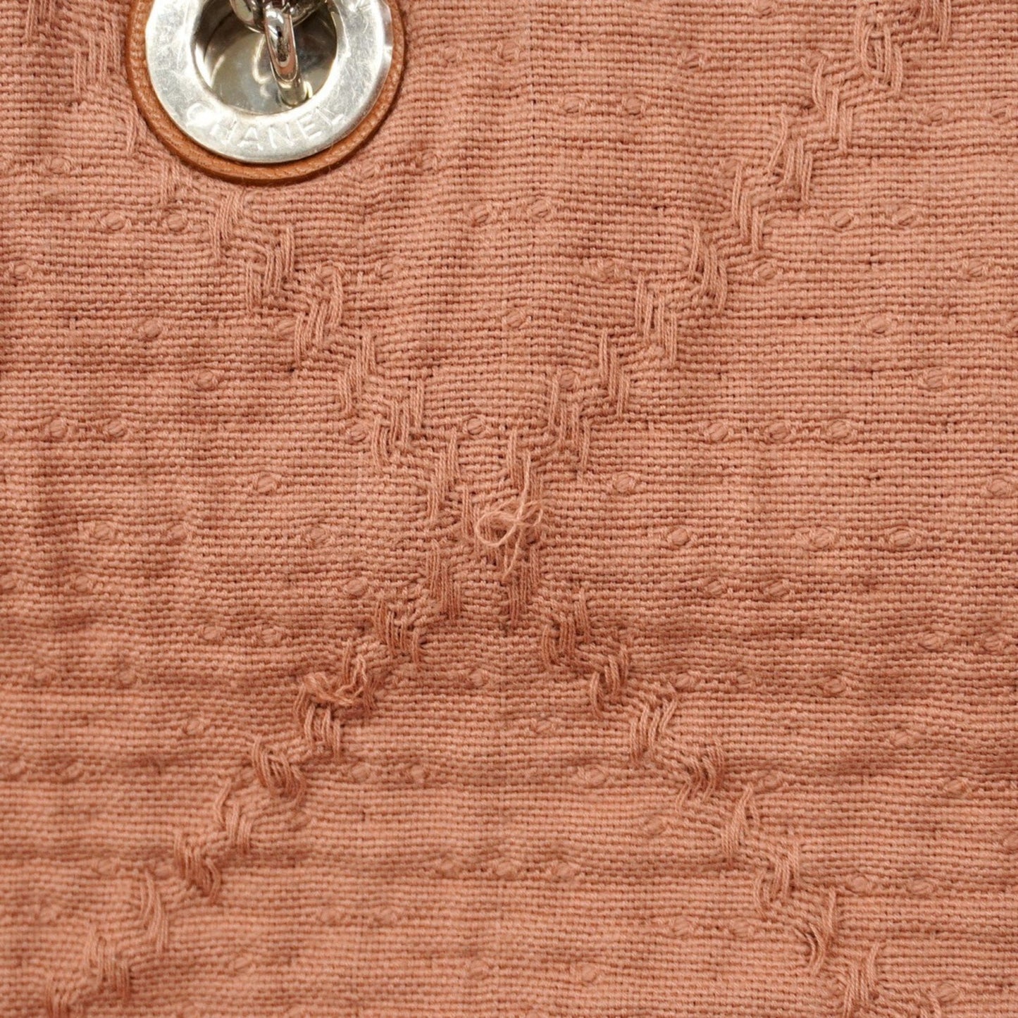 Chanel Pink Canvas Tote Bag (Pre-Owned)