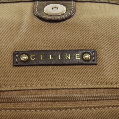 Celine Macadam Brown Canvas Tote Bag (Pre-Owned)
