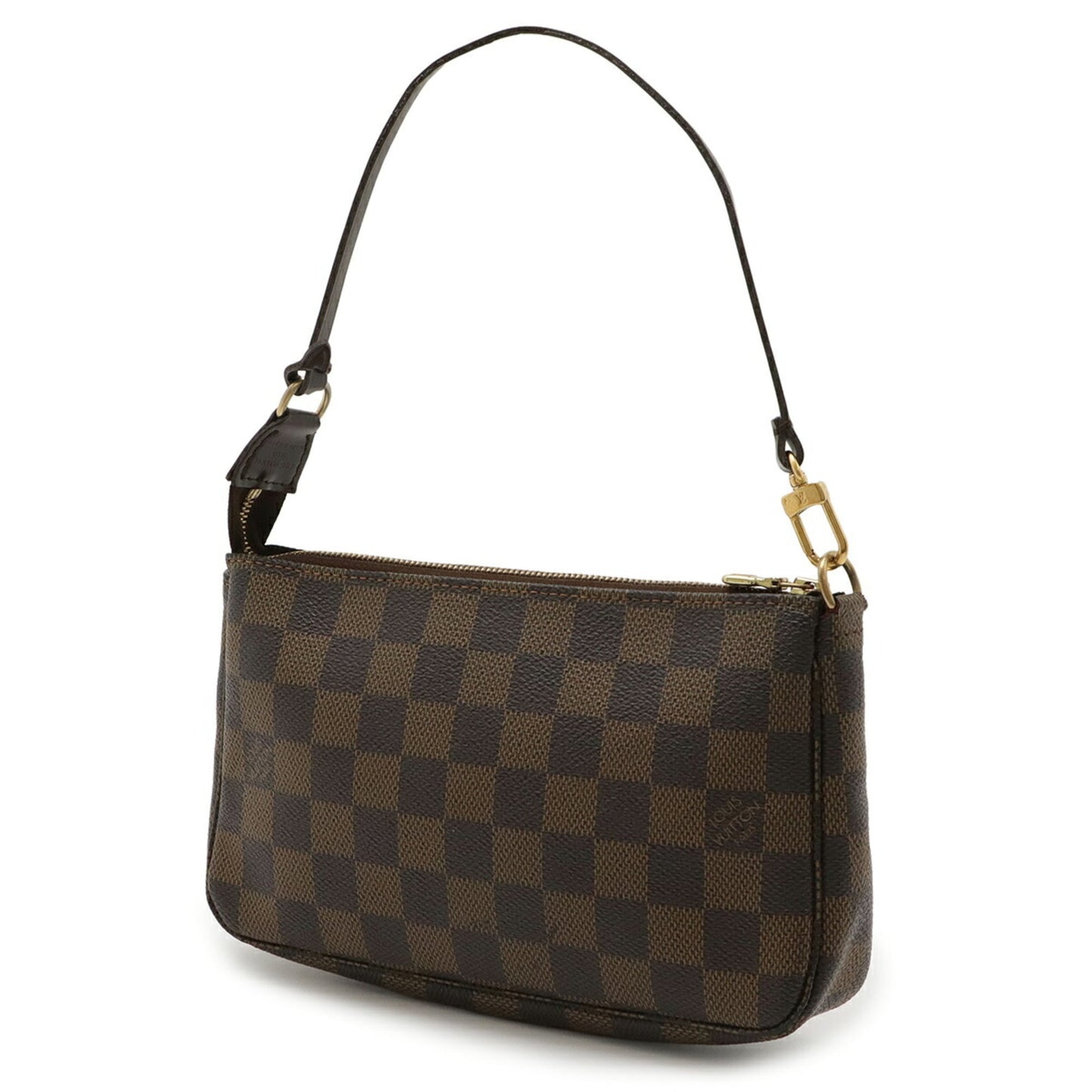 Louis Vuitton Brown Pvc Pochette Pouch (Pre-Owned)