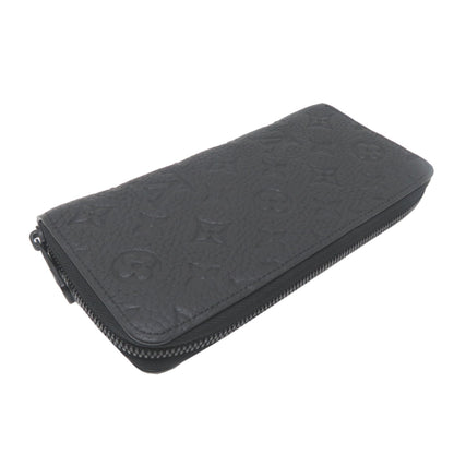 Louis Vuitton Black Leather Long Wallet (Bi-Fold) (Pre-Owned)