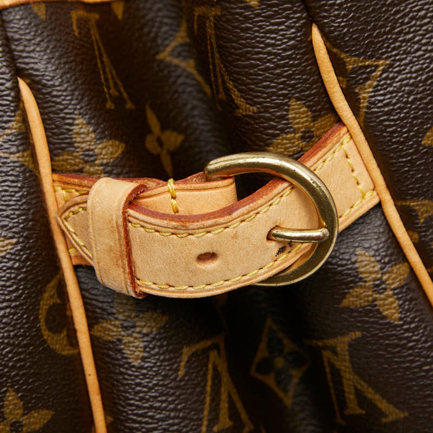 Louis Vuitton Brown Pvc Leather Handbag (Pre-Owned)