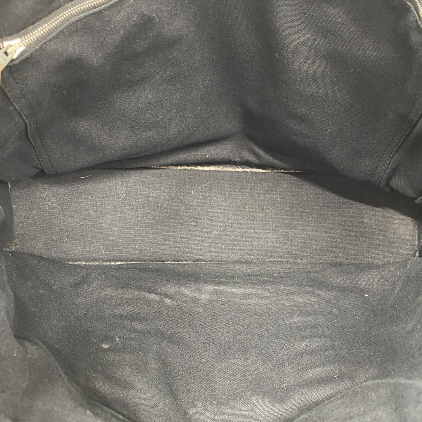 Hermes Black Canvas Tote Bag (Pre-Owned)