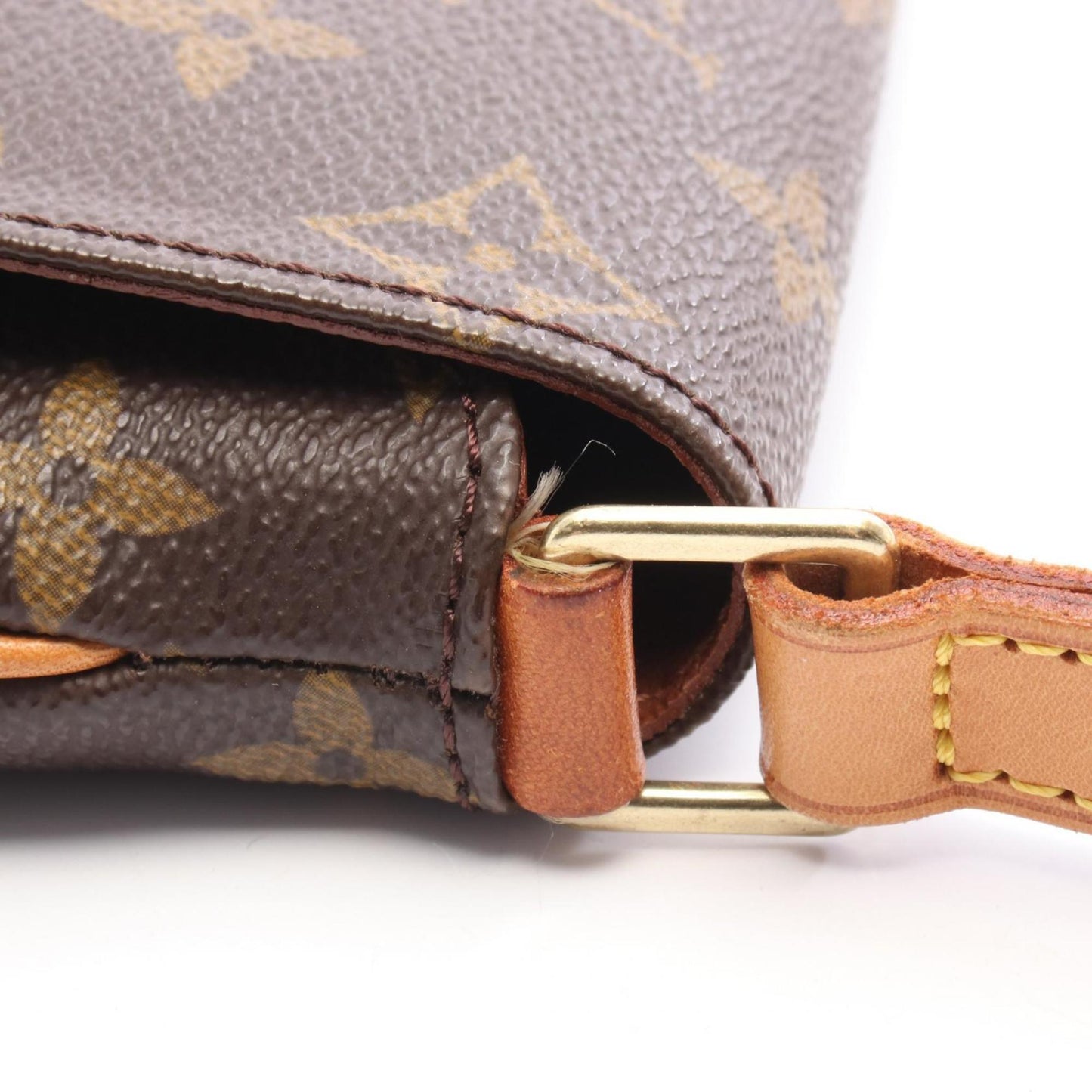 Louis Vuitton Brown Pvc Leather Shoulder Bag (Pre-Owned)