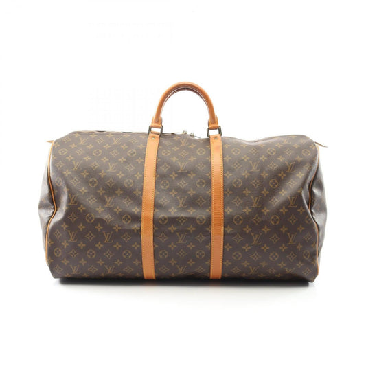 Louis Vuitton Brown Pvc Boston Bag (Pre-Owned)