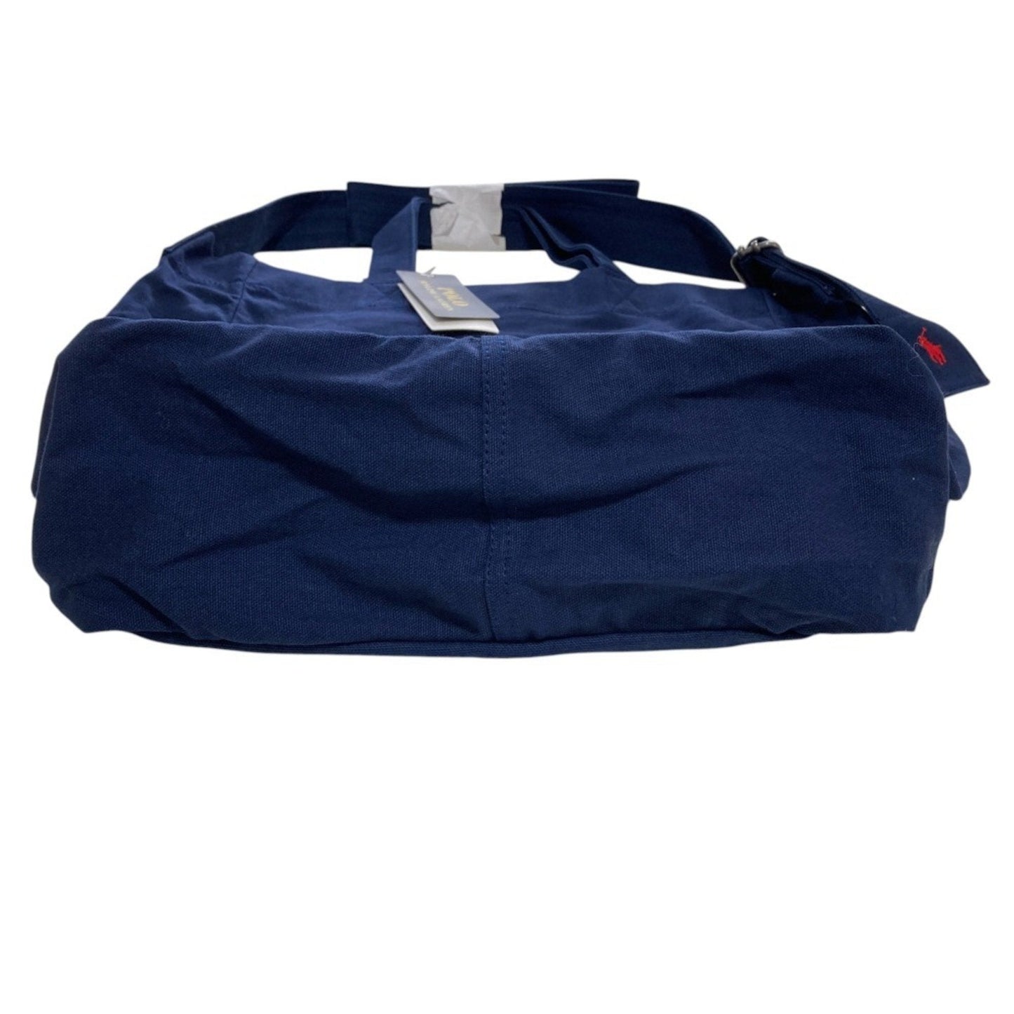 Ralph Lauren Navy Canvas Shoulder Bag Tote Bag (Pre-Owned)