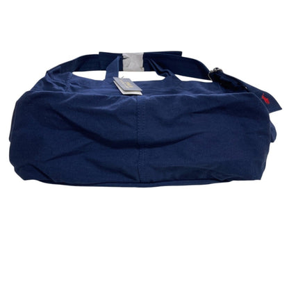Ralph Lauren Navy Canvas Shoulder Bag Tote Bag (Pre-Owned)