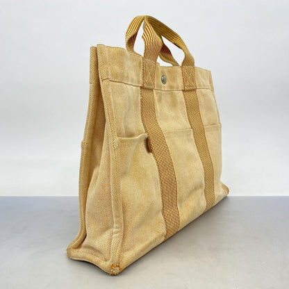 Hermes Orange Canvas Tote Bag (Pre-Owned)