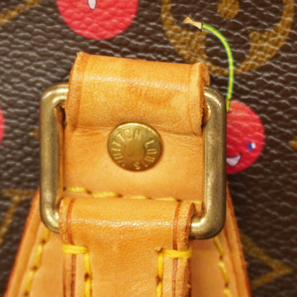 Louis Vuitton Brown Red Color Handbag (Pre-Owned)