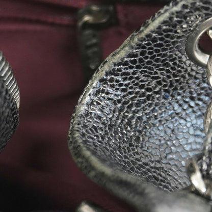 Chanel Black Grained Calfskin Tote Bag (Pre-Owned)