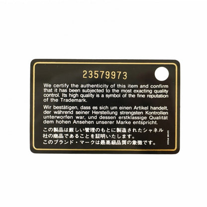 Chanel Black Grained Calfskin Handbag (Pre-Owned)