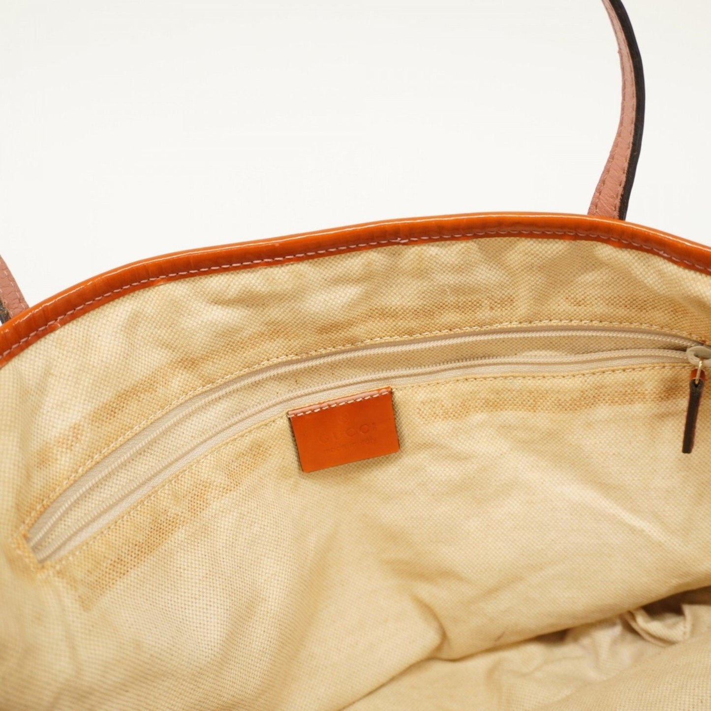 Gucci Brown Canvas Tote Bag (Pre-Owned)