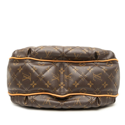 Louis Vuitton Brown Pvc Leather Shoulder Bag (Pre-Owned)