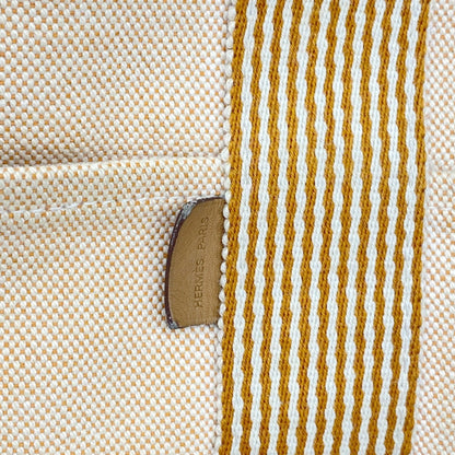 Hermes Orange Canvas Tote Bag (Pre-Owned)