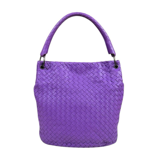 Bottega Veneta Intrecciato Purple Intrecciato Tote Bag (Pre-Owned)