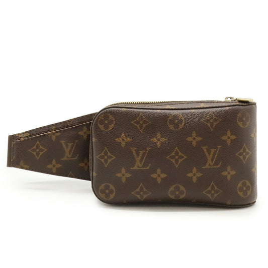 Louis Vuitton Brown Monogram Shoulder Bag Sling Bag (Pre-Owned)
